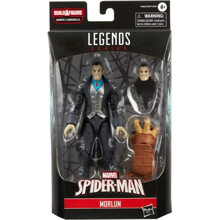 Marvel Legends Spider-Man's Morlun 6 Inch Action Figure (BAF: Armadillo)