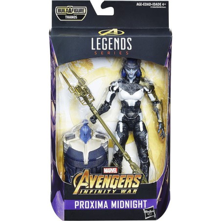 Marvel Legends Avengers Infinity War Proxima Midnight 6 Inch Action Figure (BAF: Thanos)