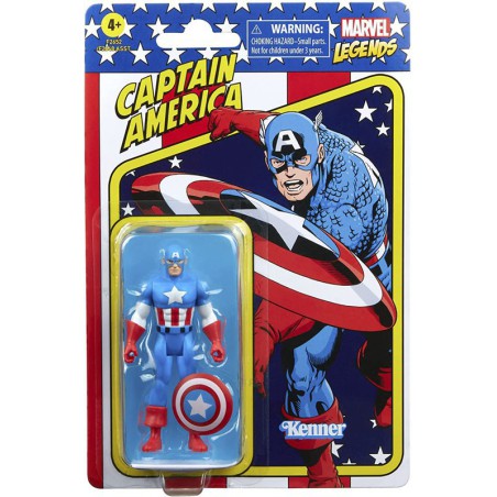 Marvel Legends Retro Captain America 3.75" Action Figure