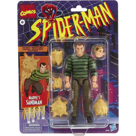 Marvel Legends Retro Spider-Man Sandman 6 Inch Action Figure