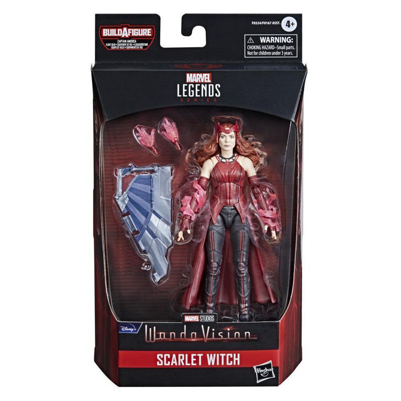 Marvel Legends Scarlet Witch 6 Inch Action Figure (BAF: Disney Plus Captain America - Flight Gear) 1 of 6