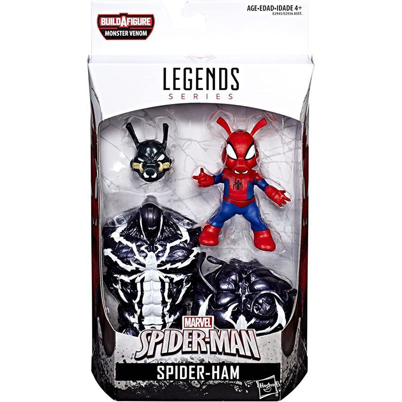 Marvel Legends Spider-Ham 6 Inch Action Figure (BAF: Monster Venom)