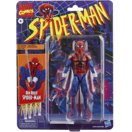 Marvel Legends Retro Spider-Man Ben Reilly Spiderman 6 Inch Action Figure