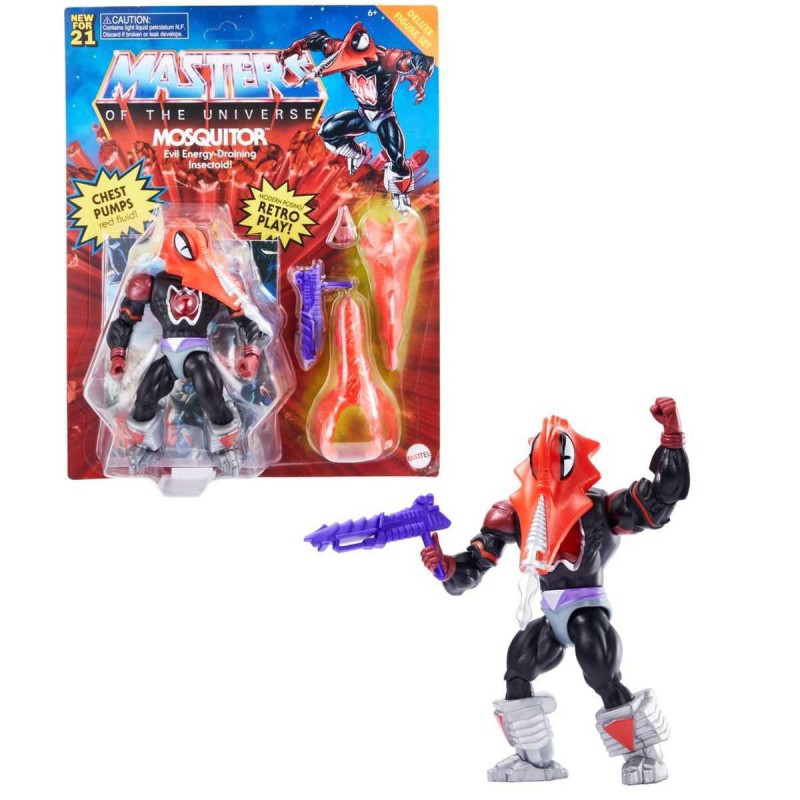 Masters of the Universe Origins (MOTU) - Mosquitor (Deluxe Version) 5.5 inch Action Figure